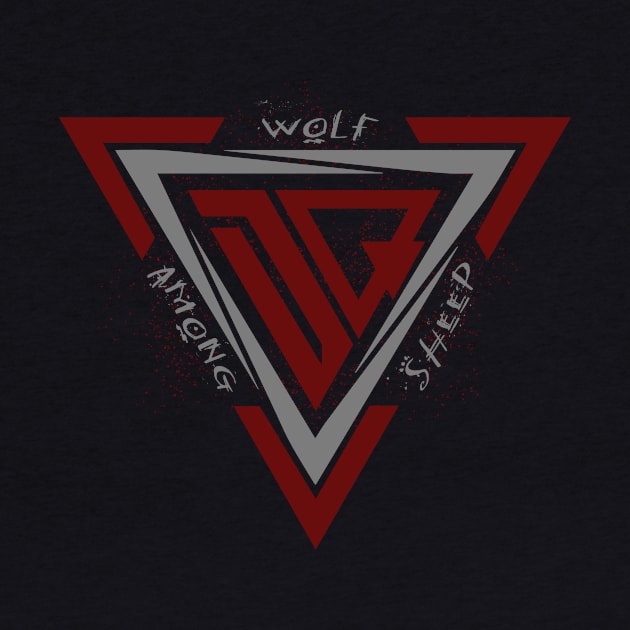 WOLF AMONG SHEEP DEACON QUINN LOGO TEE by DQWOLFPACK